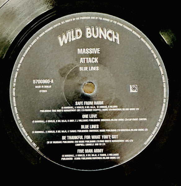 Massive Attack - Blue Lines - LP