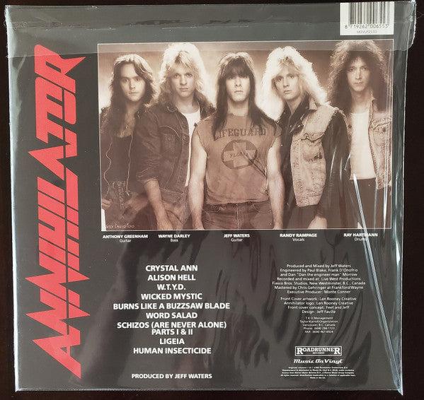 Annihilator - Alice In Hell - LP