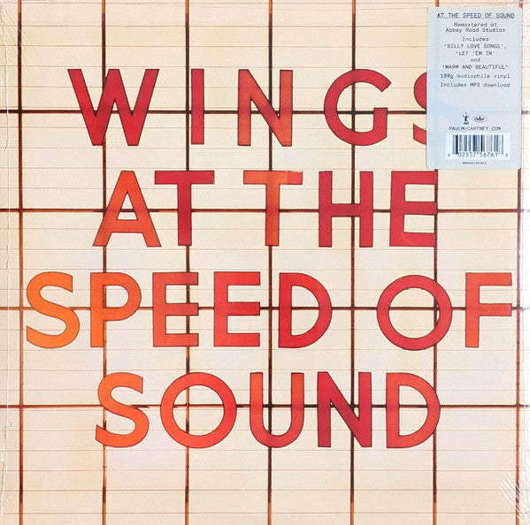 Wings - Wings At The Speed Of Sound - LP
