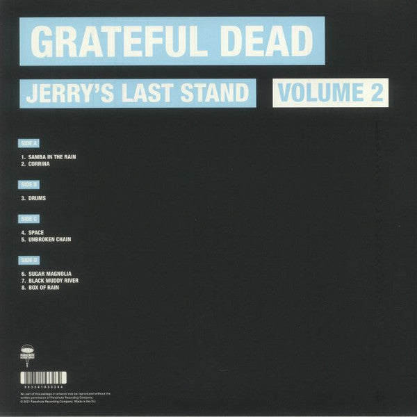 The Grateful Dead - Jerry's Last Stand: Volume 2 - LP