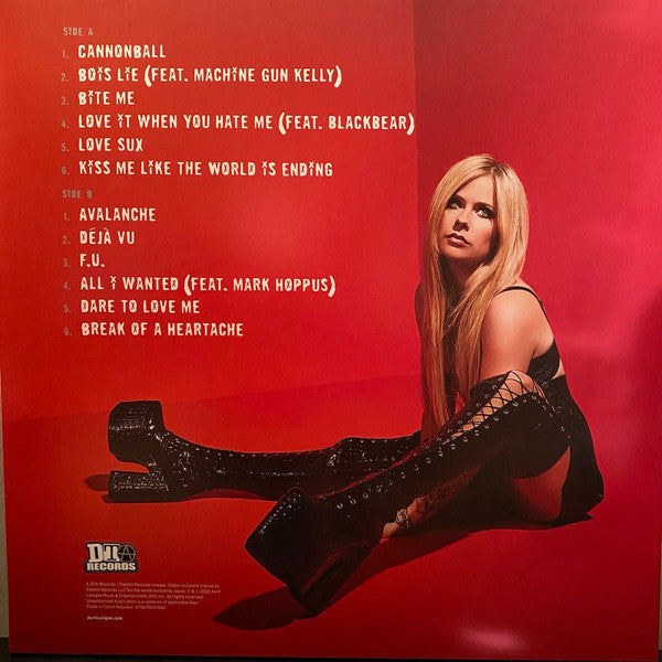 Avril Lavigne - Love Sux - LP