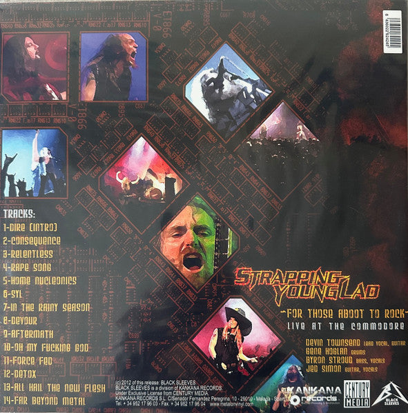Strapping Young Lad - For Those Aboot To Rock - Live At The Commodore - LP
