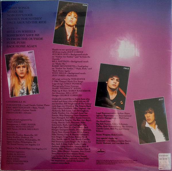 Cinderella - Night Songs - LP
