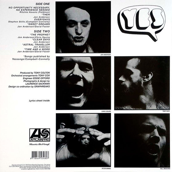Yes - Time And A Word - LP