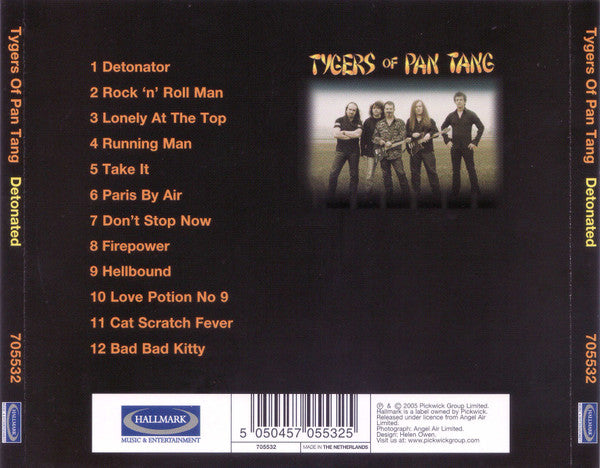 Tygers Of Pan Tang - Detonated - CD