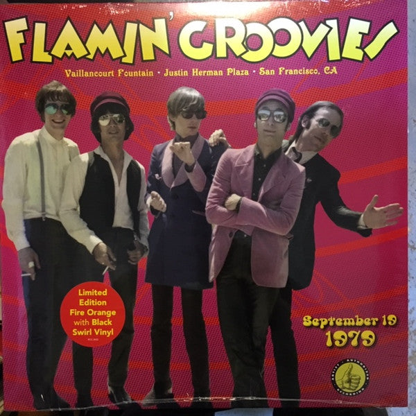 The Flamin' Groovies - Vaillancourt Fountain - Justin Herman Plaza - San Francisco, CA - September 19, 1979 - LP
