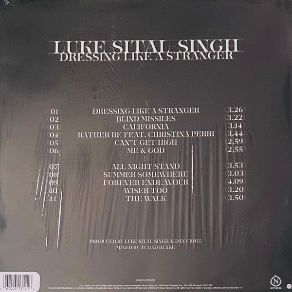 Luke Sital-Singh - Dressing Like A Stranger - LP