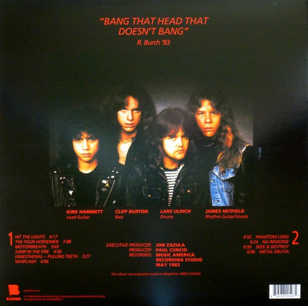 Metallica - Kill 'Em All - LP