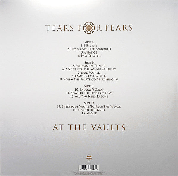 Tears For Fears - At The Vaults - LP