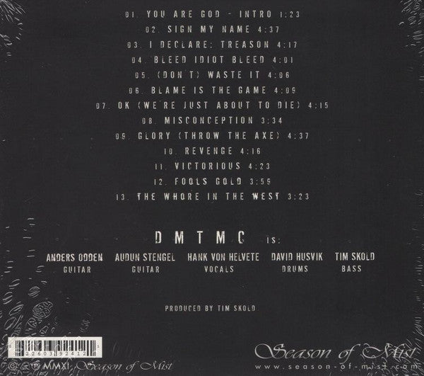 Doctor Midnight & The Mercy Cult - I Declare : Treason - CD