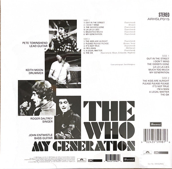The Who - My Generation - LP