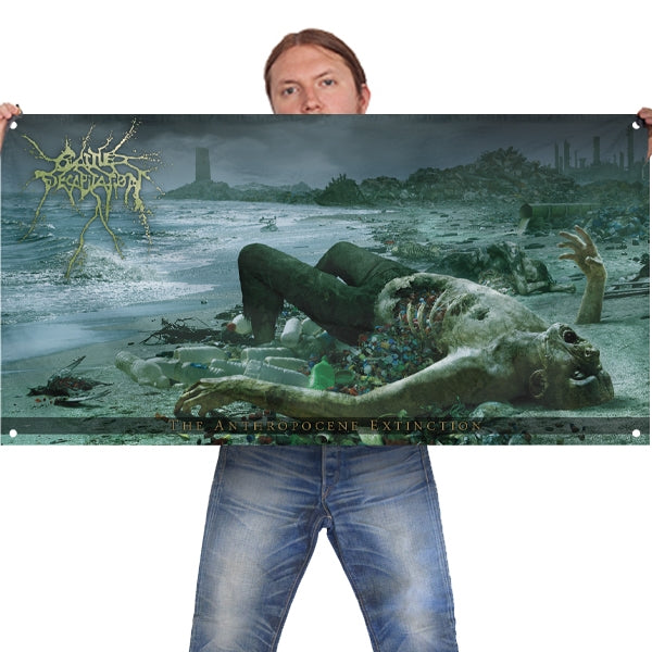 Cattle Decapitation - Anthropocene Extinction - Wall Flag freeshipping - Transcending Records