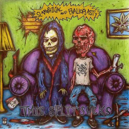 Phalloplasty / Slamophiliac - This Split Sucks freeshipping - Transcending Records