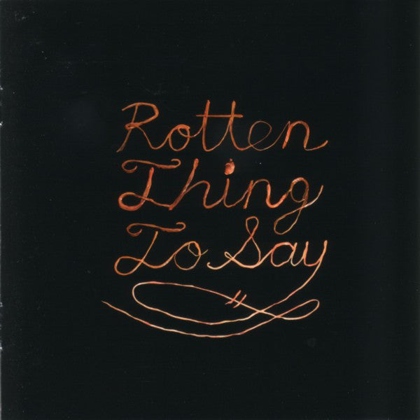 Burning Love - Rotten Thing To Say freeshipping - Transcending Records