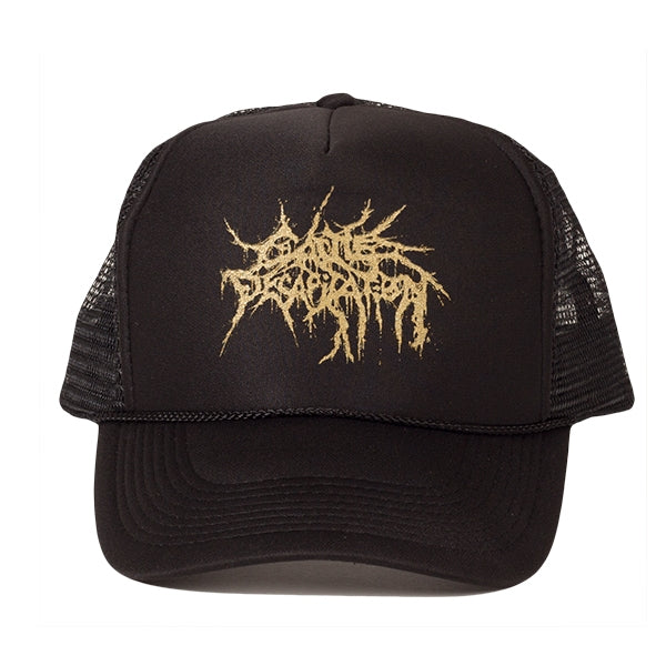 Cattle Decapitation - Gold Logo - Trucker Hat freeshipping - Transcending Records