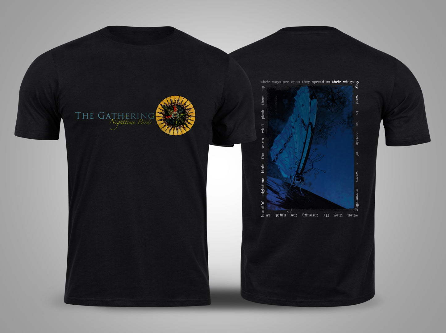 The Gathering - Nighttime Birds - T-Shirts freeshipping - Transcending Records