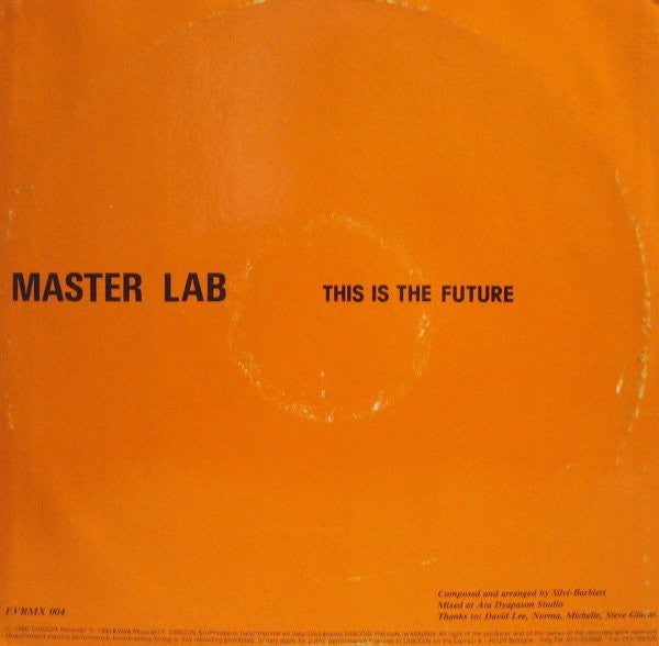 Master Lab - This Is The Future - LP