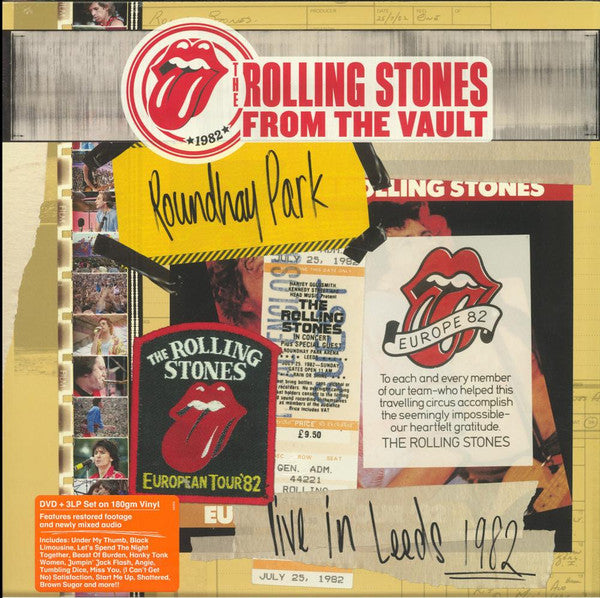 The Rolling Stones - Live In Leeds 1982 - LP