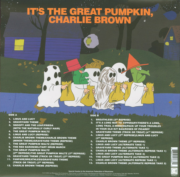Vince Guaraldi - It's The Great Pumpkin, Charlie Brown (Original Soundtrack Recording) - LP