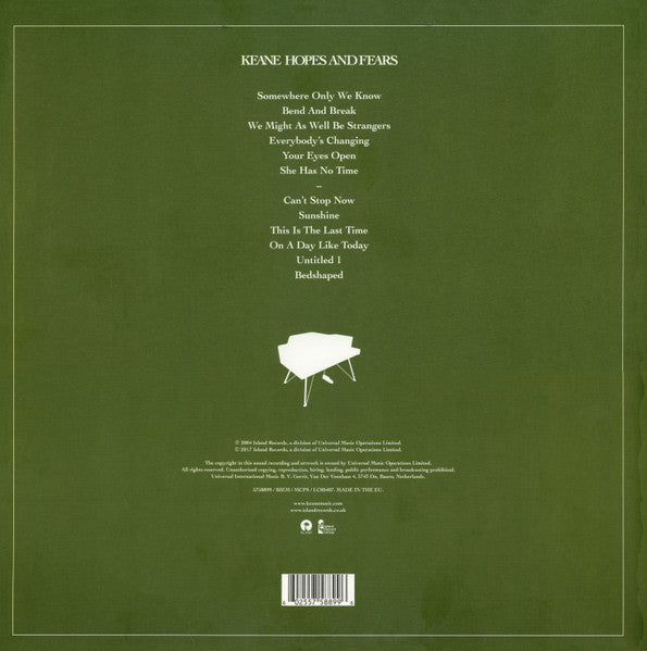 Keane - Hopes And Fears - LP