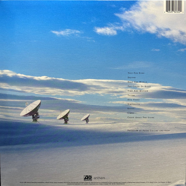 Rush - Test For Echo - LP
