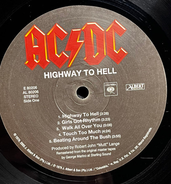 AC/DC - Highway To Hell - LP