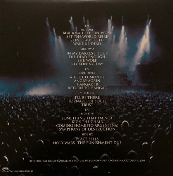 Megadeth - A Night In Buenos Aires - LP