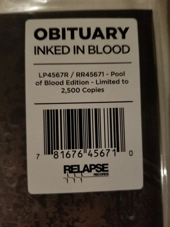 Obituary - Inked In Blood - LP