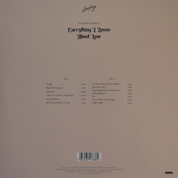Laufey - Everything I Know About Love - LP