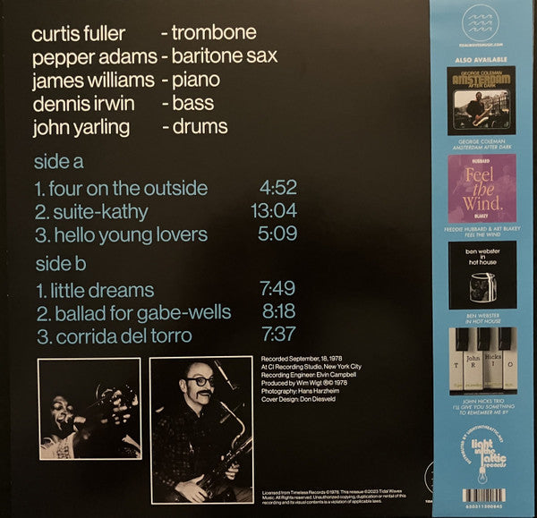 Curtis Fuller - Four On The Outside - LP