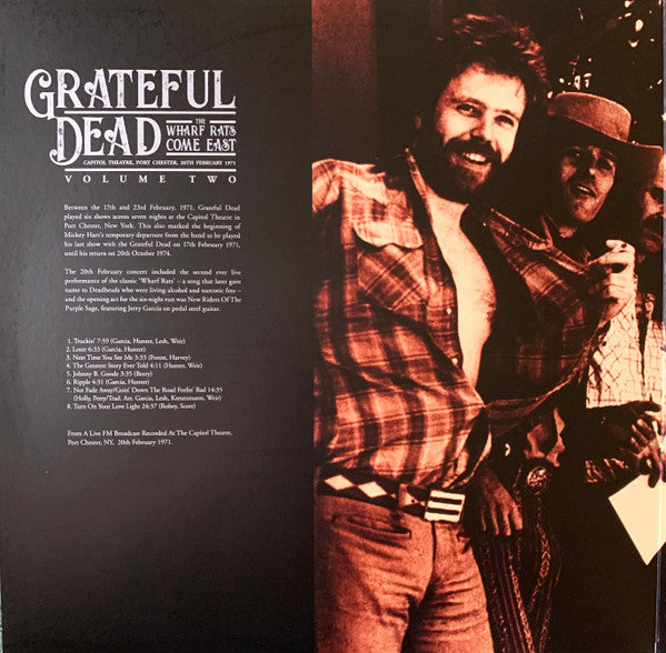 The Grateful Dead - The Wharf Rats Come East - Capitol Theatre, Port Chester, 20th February 1971 - Volume Two - LP