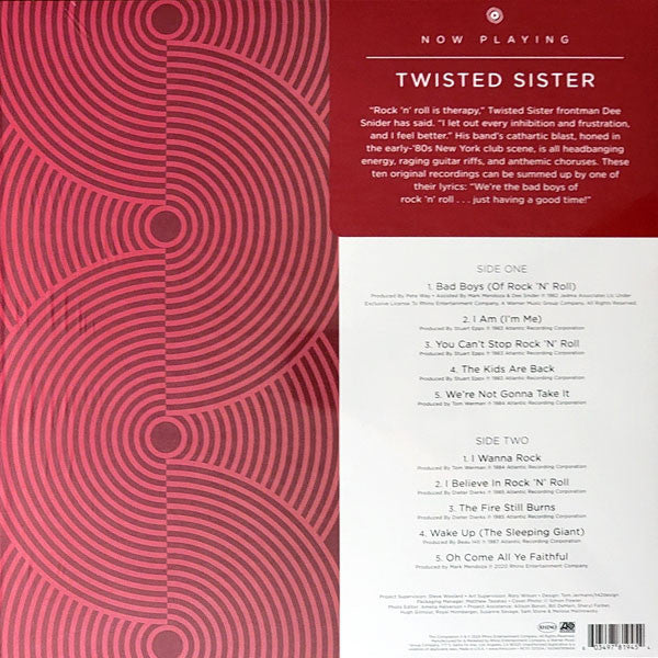 Twisted Sister - Now Playing - LP
