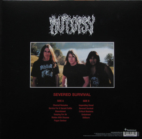 Autopsy - Severed Survival - LP