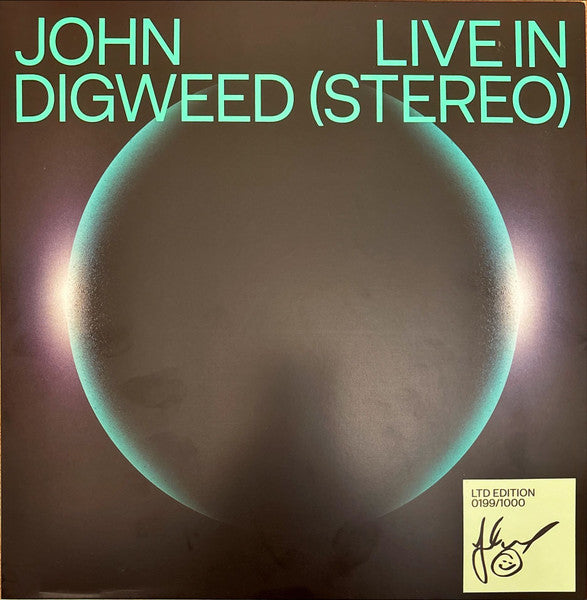 John Digweed - Live In (Stereo)  - LP