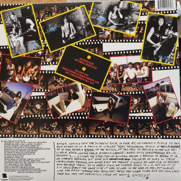 Metallica - The $5.98 E.P. - Garage Days Re-Revisited - LP