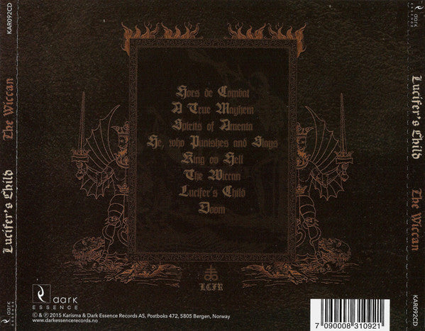 Lucifer's Child - The Wiccan - CD
