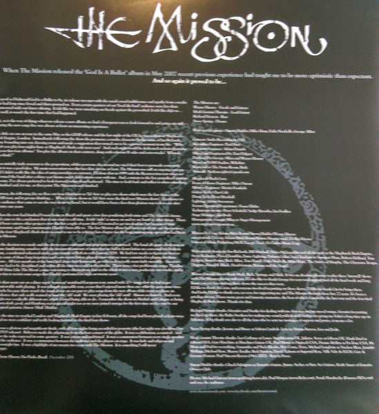 The Mission - Carved In Sand - London Shepherd's Bush Empire Saturday 1st March 2008 - LP