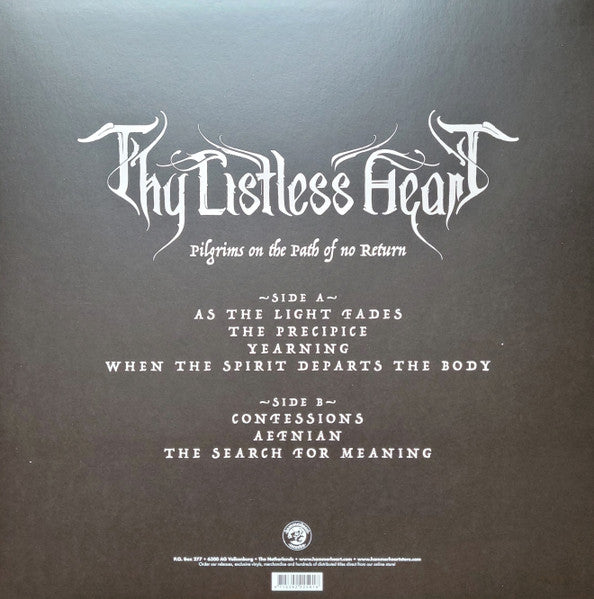 Thy Listless Heart - Pilgrims On The Path Of No Return - LP