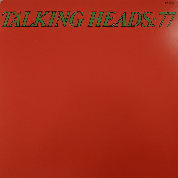 Talking Heads ‎– Talking Heads: 77 - LP
