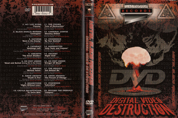 Digital Video Destruction - Metal Blade Records freeshipping - Transcending Records