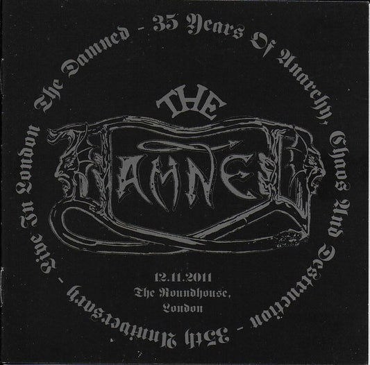 The Damned - 35 Years Of Anarchy, Chaos And Destruction - 35th Anniversary - Live In London freeshipping - Transcending Records