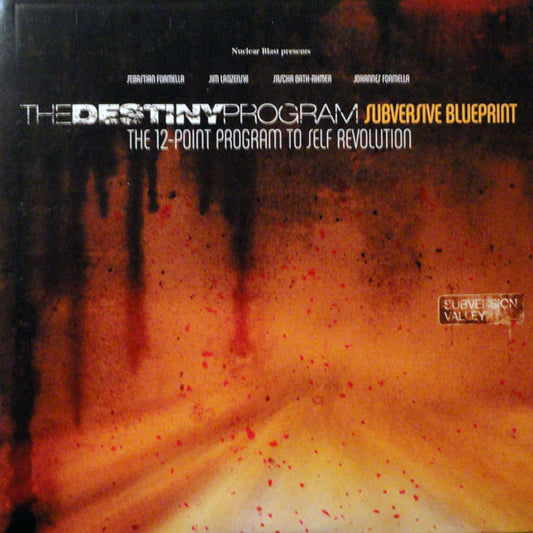 The Destiny Program - Subversive Blueprint. The 12-Point Program To Self Revolution freeshipping - Transcending Records