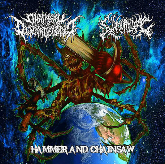 Chainsaw Disgorgement / Slamophiliac - Hammer and Chainsaw freeshipping - Transcending Records