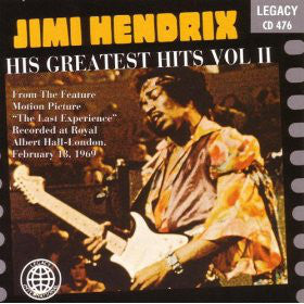 Jimi Hendrix - His Greatest Hits Vol. II freeshipping - Transcending Records