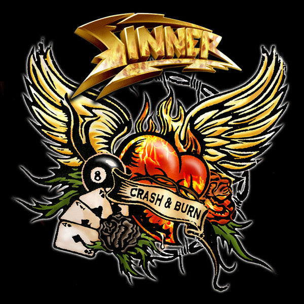 Sinner - Crash & Burn freeshipping - Transcending Records