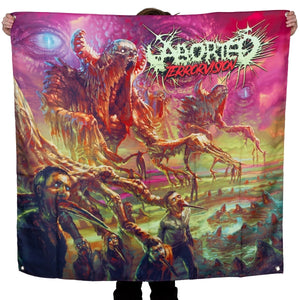 Aborted - Terrorvision - Wall Flag freeshipping - Transcending Records